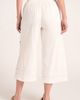 matty m. matty m. Ireni Embroidery Detail Crop Wide Leg Cotton Pants - 2