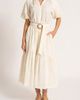 matty m. matty m. Liora Eyelet Belted Midi Skirt - 5