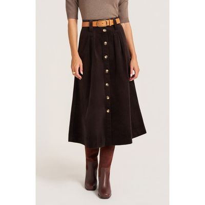 matty m. matty m. Marlowe Corduroy Midi Skirt