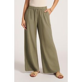 matty m. matty m. Seraphine Wide Leg Linen Blend Pants