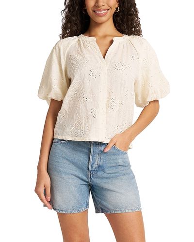 Matty M Matty M Viola Bubble Sleeve Top