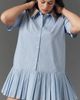 Maude Club Dalton Pleated Mini Shirt Dress - 3