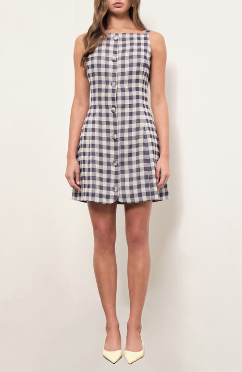 MAUDE CLUB MAUDE CLUB Amanda Gingham Minidress