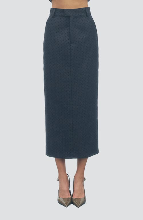 MAUDE CLUB MAUDE CLUB Bella Polka Dot Midi Skirt
