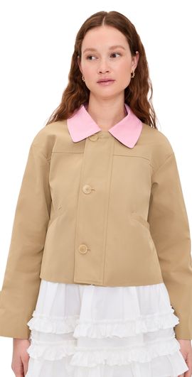 MAUDE CLUB MAUDE CLUB Brooke Jacket Tan Pink