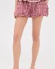 MAUDE CLUB MAUDE CLUB Capri Shorts Berry Gingham - 2