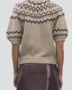 MAUDE CLUB MAUDE CLUB Clayton Fair Isle Puff Sleeve Sweater - 2
