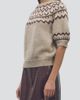 MAUDE CLUB MAUDE CLUB Clayton Fair Isle Puff Sleeve Sweater - 3