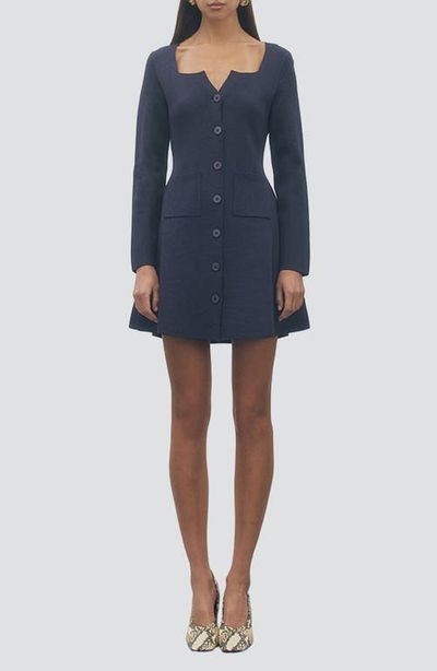 MAUDE CLUB MAUDE CLUB Enith Long Sleeve Minidress