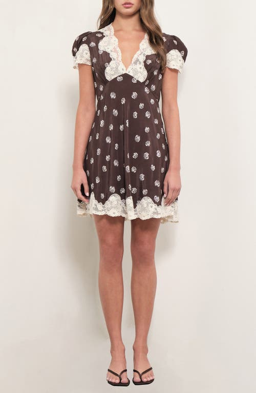MAUDE CLUB MAUDE CLUB Suzy Lace Trim MInidress