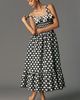 Maude Club Melody Ruffled A-Line Midi Dress - 1