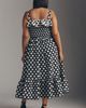 Maude Club Melody Ruffled A-Line Midi Dress - 6