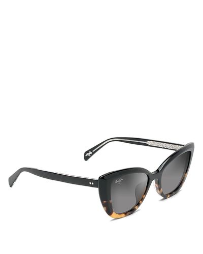 Maui Jim Maui Jim Blossom Polarized Cat Eye Sunglasses, 54mm