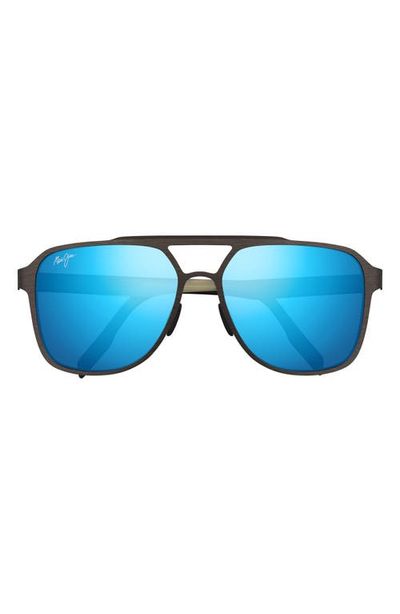 Maui Jim Maui Jim Blue Hawaii 59mm Polarized Aviator Sunglasses