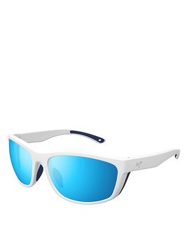 Maui Jim Maui Jim Blue Hawaii Nuu Landing Oval Sunglasses, 62mm
