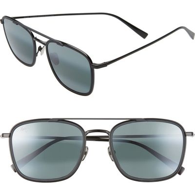 Maui Jim Maui Jim Following Seas 53mm Polarized Square Sunglasses