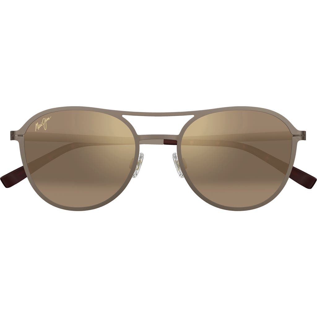 Maui Jim Maui Jim Half Moon 52mm PolarizedPlus2® Round Sunglasses