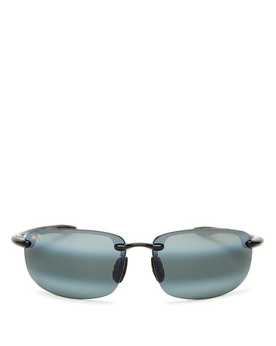 Maui Jim Maui Jim Hookipa Polarized Square Sunglasses, 64mm