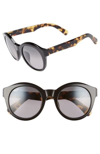 Maui Jim Maui Jim Jasmine 51mm Polarized Round Sunglasses
