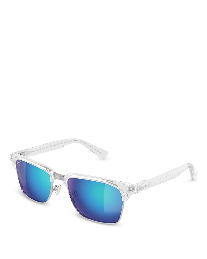 Maui Jim Maui Jim Kawika Xl Polarized Rectangular Sunglasses, 58mm