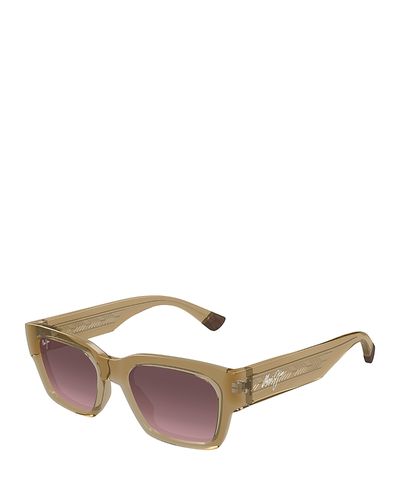 Maui Jim Maui Jim Kenui Rectangle Sunglasses, 53mm