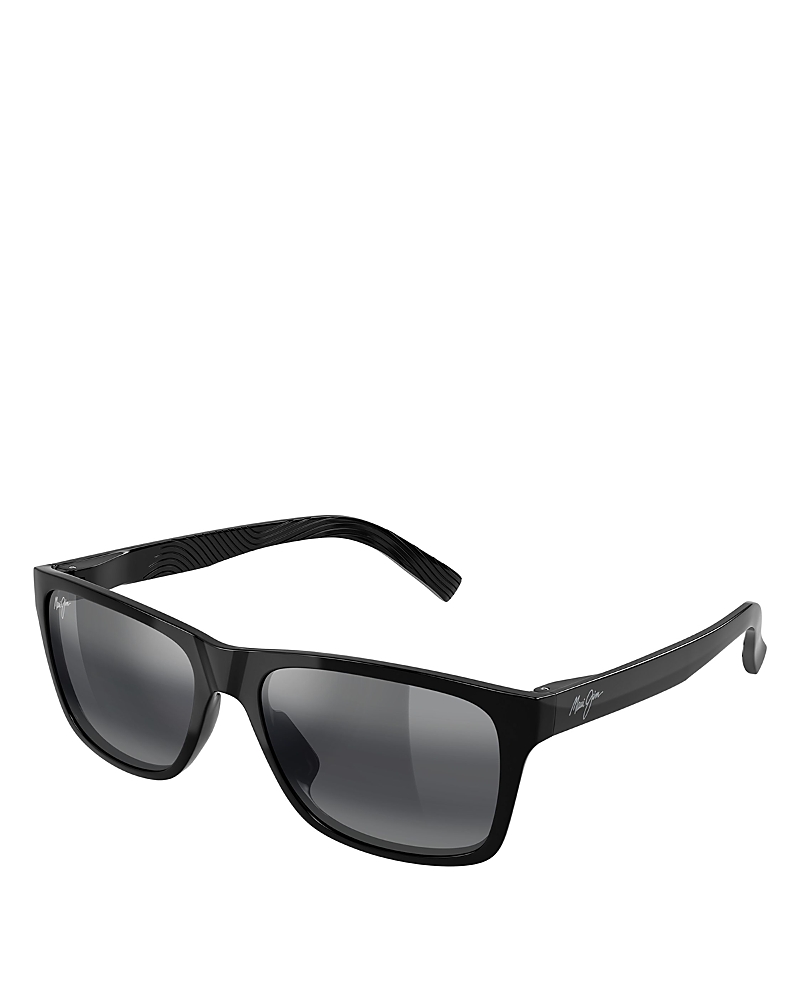Maui Jim Maui Jim Kowelo Polarized Rectangular Sunglasses, 57mm