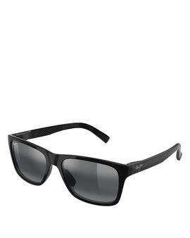 Maui Jim Maui Jim Kowelo Polarized Rectangular Sunglasses, 57mm