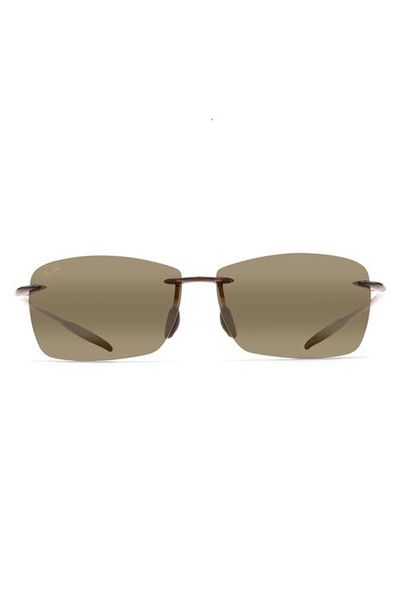 Maui Jim Maui Jim Lighthouse 65mm Polarized Rectangle Sunglasses