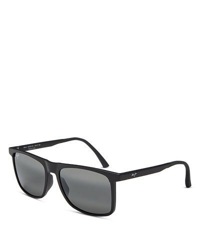 Maui Jim Maui Jim Makamae Polarized Square Sunglasses, 56mm