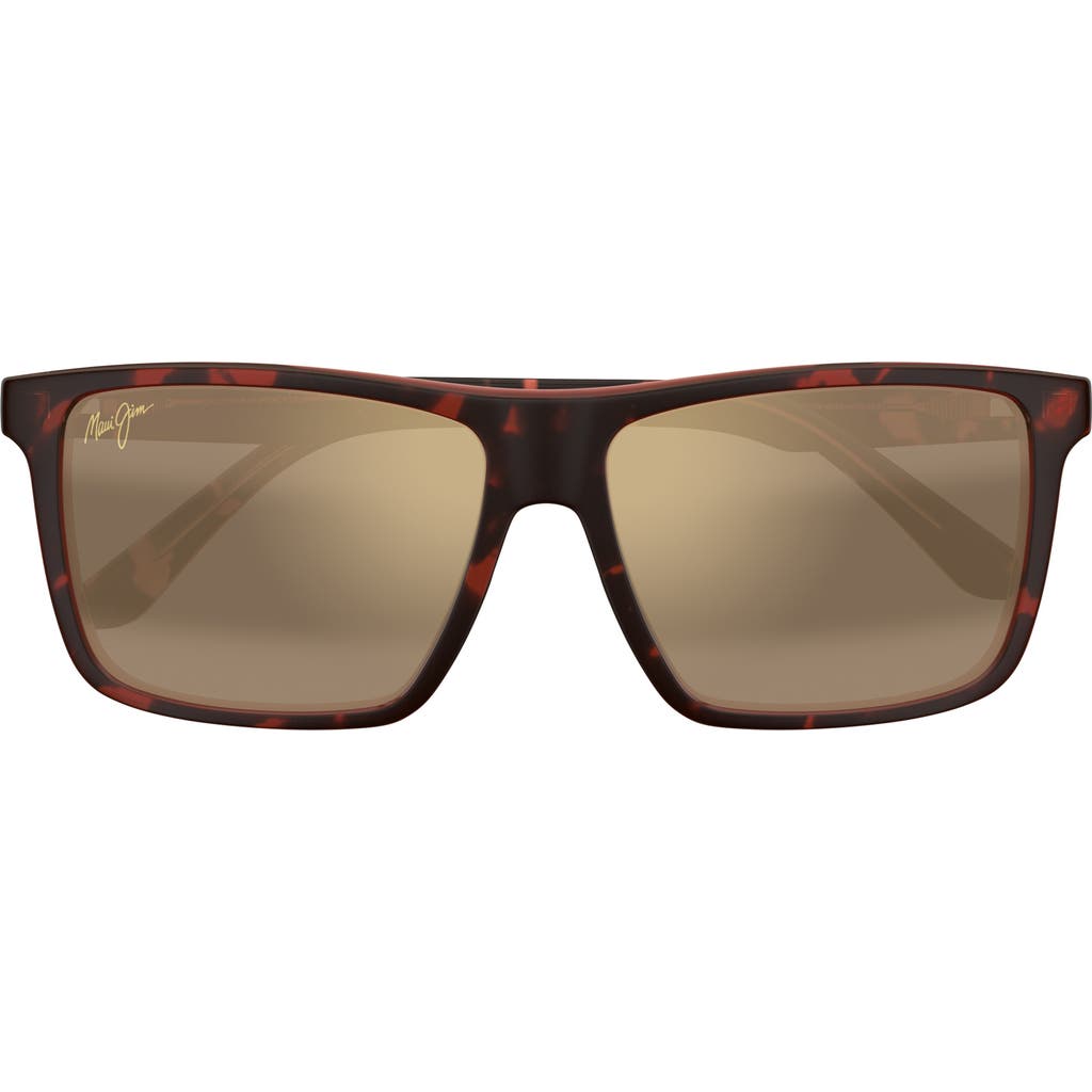 Maui Jim Maui Jim Mamalu Bay 60mm Polarized Square Sunglasses
