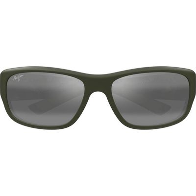 Maui Jim Maui Jim Mauklele 64mm PolarizedPlus2® Wraparound Rectangular Sunglasses