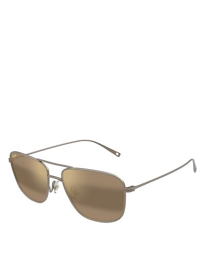 Maui Jim Maui Jim Mikioi Square Sunglasses, 56mm