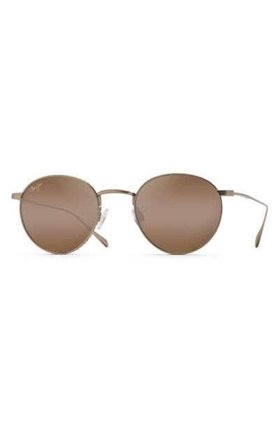 Maui Jim Maui Jim North Star 48mm Polarized Round Sunglasses
