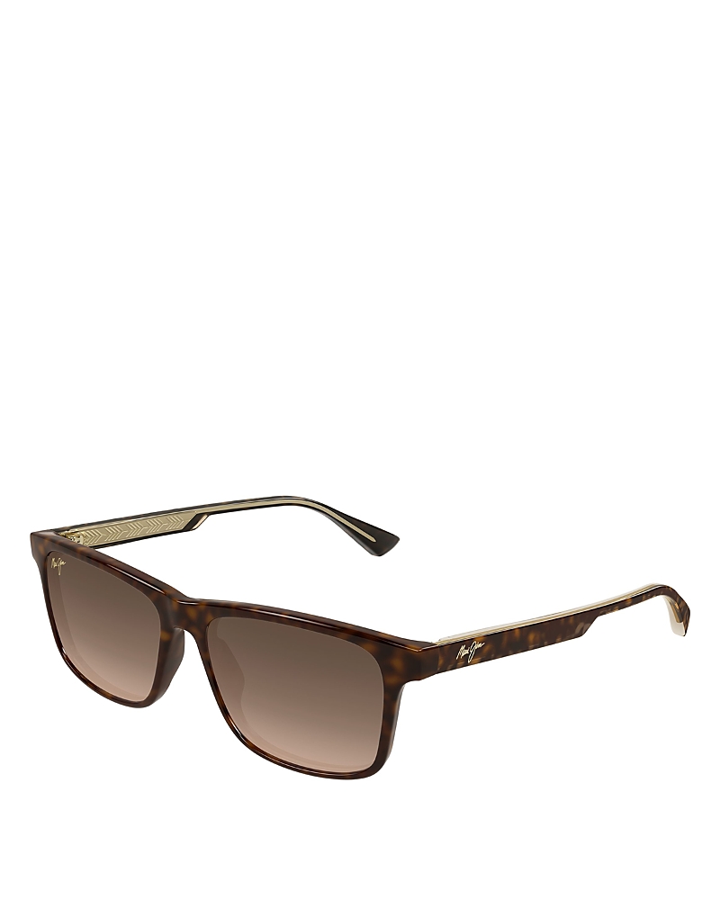 Maui Jim Maui Jim Okina Rectangle Sunglasses, 55mm