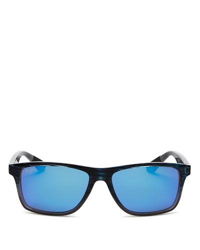 Maui Jim Maui Jim Onshore Polarized Rectangular Sunglasses, 58mm