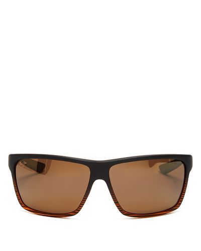 Maui Jim Maui Jim Polarized Square Sunglasses, 64mm