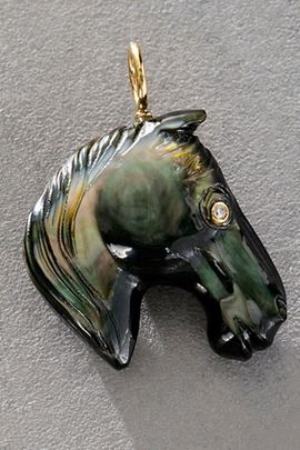 Maura Green Maura Green Black Beauty Horse Charm