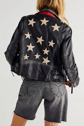 Mauritius Leather Christy Leather Moto Jacket