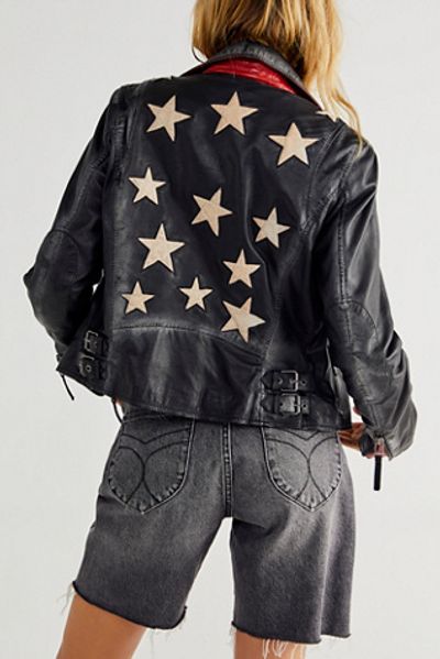 Mauritius Leather Christy Leather Moto Jacket