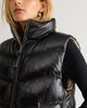 Mauritius Leather Mauritius Ellen Reversible Funnel-Neck Leather Puffer Vest - 1