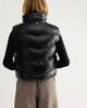 Mauritius Leather Mauritius Ellen Reversible Funnel-Neck Leather Puffer Vest - 2