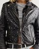 Mauritius Leather Mauritius Roxanne Leather Moto Jacket - 4