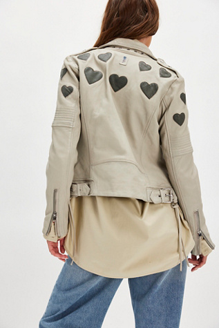 Mauritius Leather - Reo Heart Moto Jacket