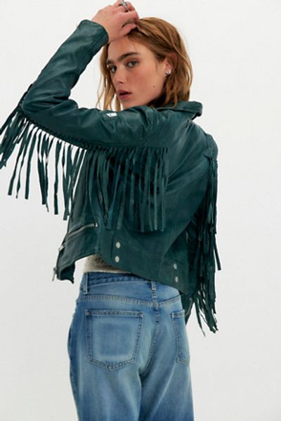 Mauritius Leather Zoe Fringe Jacket