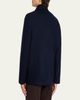 Maurizio Baldassari Men's Wool and Nylon Notch-Lapel Car Coat - 3