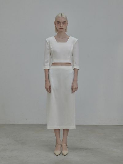 MAUSOLEUM Hourglass long skirt