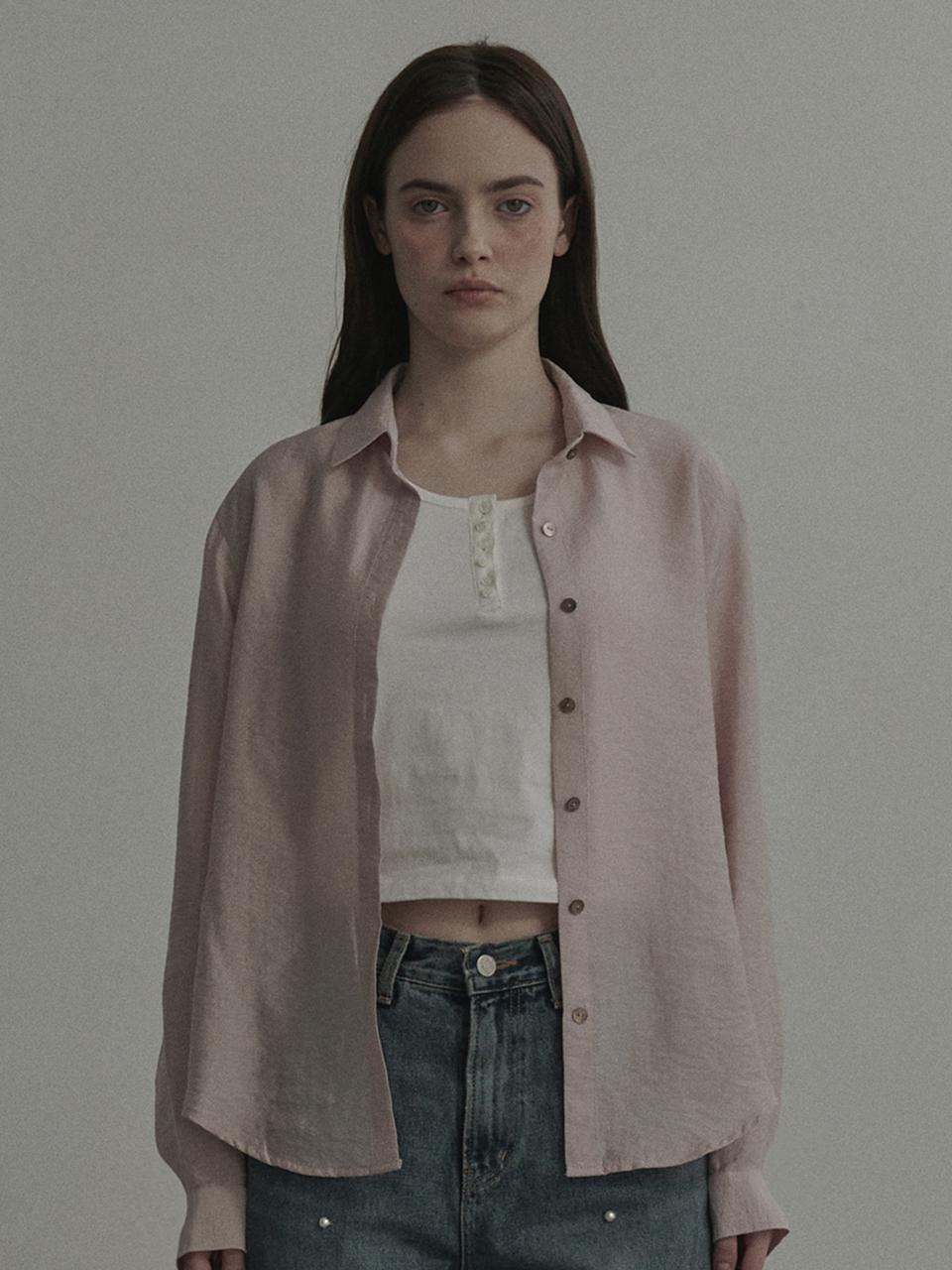 MAUSOLEUM Joe Sheer Shirt [Pink]