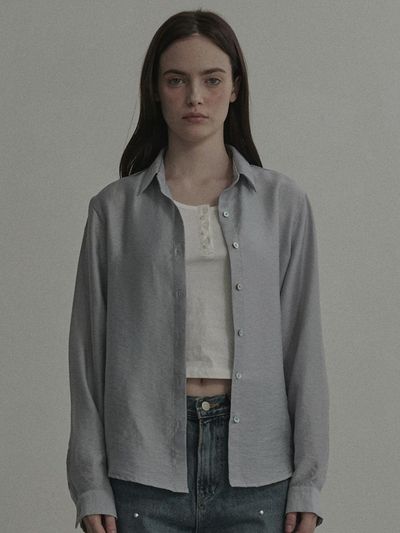 MAUSOLEUM Joe Sheer Shirt [Sky Blue]