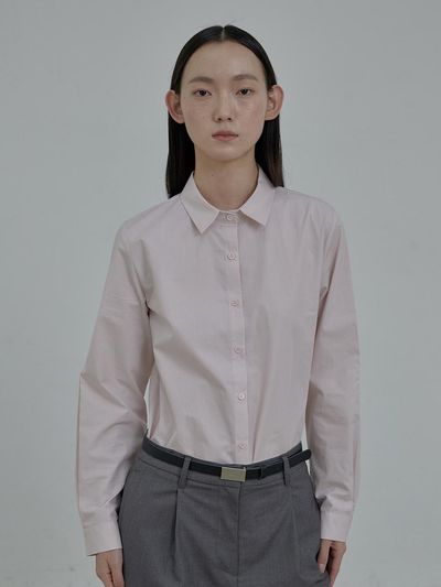 MAUSOLEUM Ray semi wide shirt - Dusty Pink