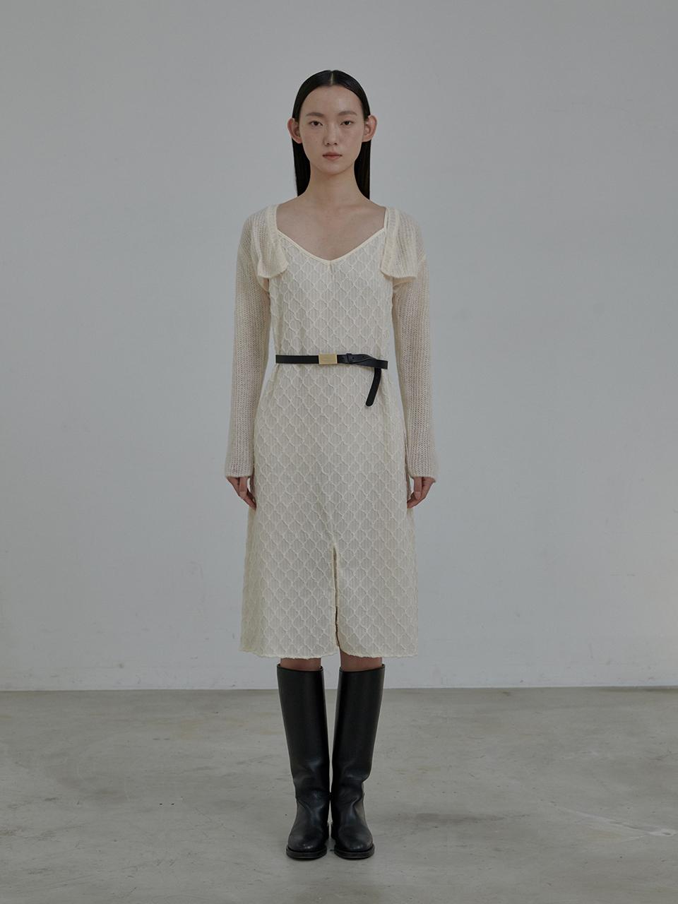 MAUSOLEUM Sue slip dress - Cream